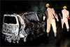 Manipal: Parked car goes up in flames